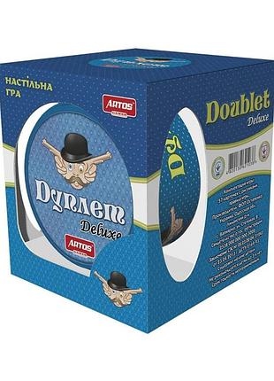 Настільна гра "дуплет deluxe" 1038 в металевій коробці