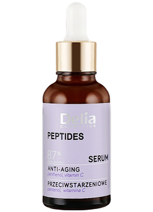 Сыворотка антивозрастная с пептидами delia peptides serum для зрелой кожи, 30мл, 30 мл