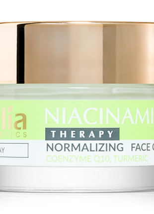 Дневной крем для лица нормализующий delia niacinamide therapy с ниацинамидом, 50мл, 50 мл