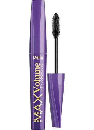 Тушь для ресниц delia look mascara max volume black, 12 мл
