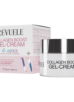Revuele гель-крем для лица wonder collagen boost, 50 мл, 50 мл
