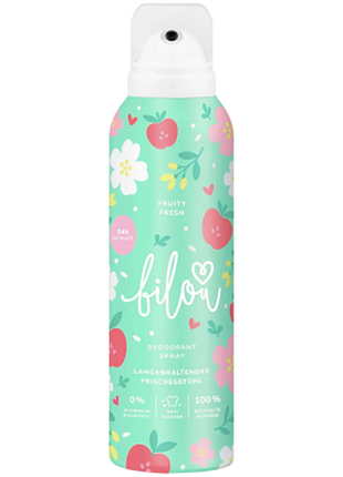 Дезодорант - спрей bilou fruity fresh deodorant spray, 150мл, 150 мл