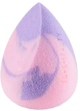 Спонж для макияжа скошенный paese boho beauty makeup sponge cut lilac & rose