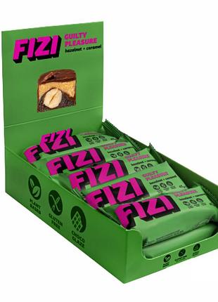 Fizi chocolate bar - 10х45g hazelnut-caramel