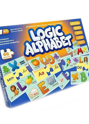 Розвиваючі пазли logic alphabet g-loa-01-04u англ /укр