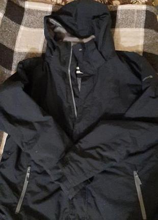 Мужская зимняя куртка quiksilver quiktech utility xxl черная (мембрана 8000)