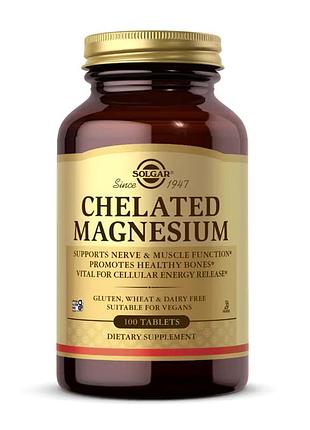 Chelated magnesium - 100 tabs