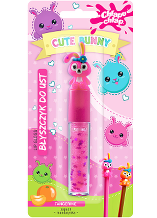 Блеск для губ «cute bunny» chlapu chlap tangerine, 2.8г, 2.8 г