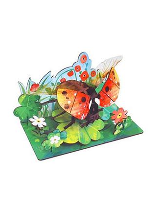 Дерев'яний пазл 3d "ladybug" 68036w 49 деталей
