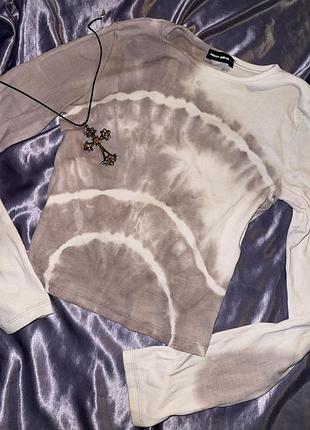 Чарівна grunge котонова кофтинка в стилі tye dye tally weijl