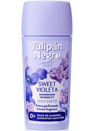 Дезодорант-стік tulipan negro gourmand autolift солодка фіалка, 60 мл, 60 мл