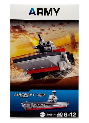 Детский конструктор "aircraft carrier" m38-b0661-8, 40 деталей