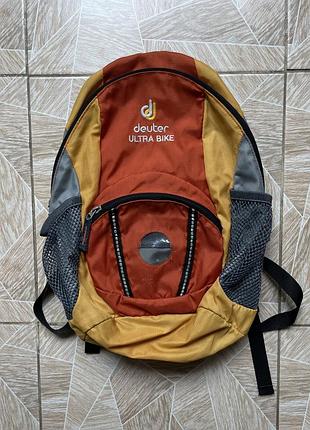 Рюкзак outdoor vintage deuter ultra bike 10l cycling backpack airstripes germany 2000s