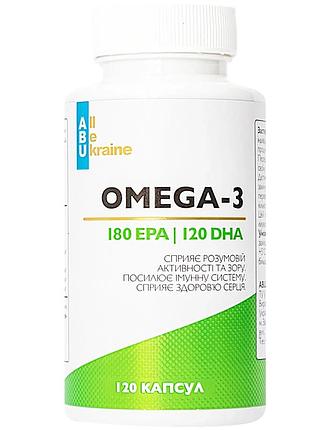 Abu omega-3 180 epa/120 dha, 120 капсул, 120 капсул, без вкуса