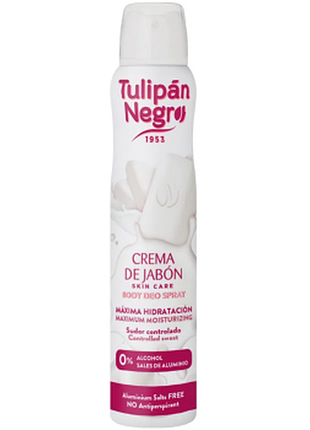 Дезодорант-спрей tulipan negro кремовое мыло, 200мл, 200 мл