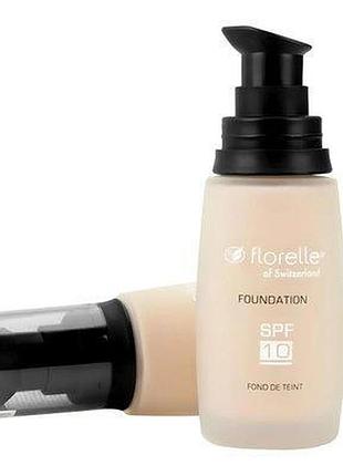 Тональный крем для лица spf10 florelle тон 04, 30мл