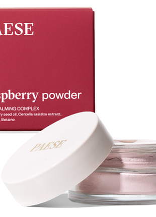 Пудра рассыпчатая матирующая paese с розовым оттенком raspberry powder, 6г, 6 г