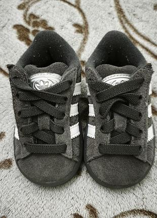 Дитячі кросівки adidas campus, шкіра/замш, 19 розмір, 12 см
