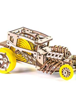 Дерев'яний конструктор "hot rod" time for machine t4m380303 жовтий