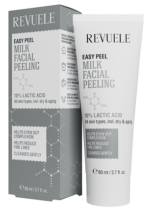 Revuele пилинг молочный для лица easy peel, 80 мл, 80 мл