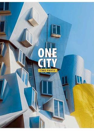 Зошит загальний "one city, 2 parts" 080-3137l-3 у лінію, 80 аркушів