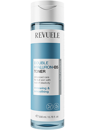 Revuele тонер для обличчя double hyaluron + b5, 200 мл, 200 мл