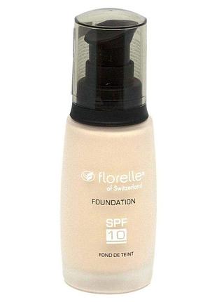 Тональный крем для лица spf10 florelle тон 03, 30мл