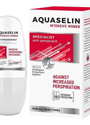 Женский антиперспирант против повышенной потливости aquaselin intensive 50мл