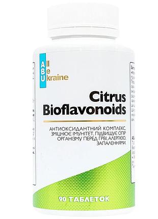 Abu citrus bioflavonoids цитрусові біофлавоноїди, 90 таблеток, 90 таблеток, без смаку