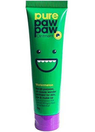 Pure paw paw бальзам для губ восстанавливающий watermelon, 25 г