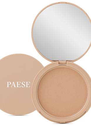 Пудра дымчатая со светящейся бархатистой формулой paese glowing powder 13 golden beige, 10г, 10 г