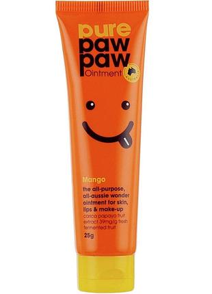 Pure paw paw бальзам для губ відновлюючий mango, 25 г