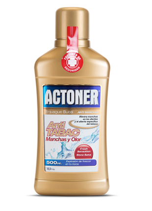 Ополаскиватель для ротовой полости tulipan negro actoner anti tobacco, 500мл, 500 мл