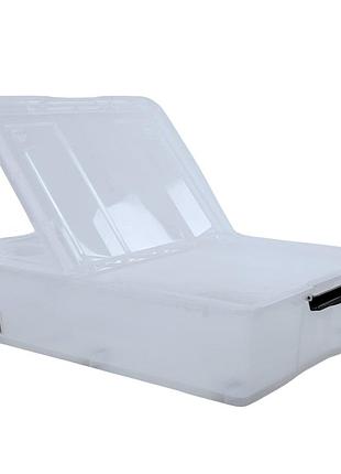 Ящик для хранения homestar 60л откидная крышка