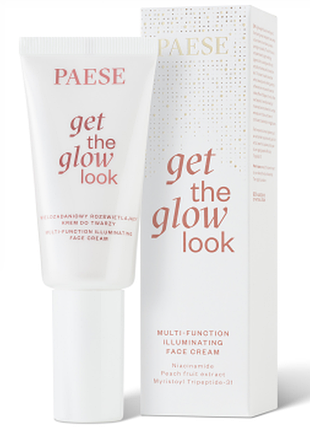 Крем-база для обличчя paese get the glow look multi-function illuminating, 30 мл