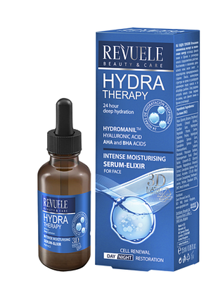 Revuele інтенсивно зволожуюча сироватка-еліксир hydra therapy, 30 мл, 30 мл