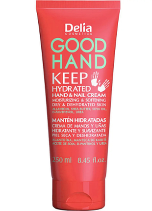 Крем для рук зволожуючий та пом'якшуючий delia cosmetics good hand, 250мл, 250 мл