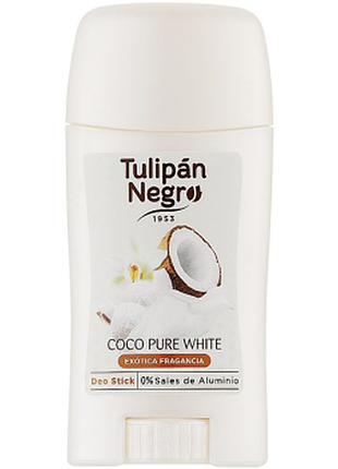 Дезодорант-стик tulipan negro gourmand белый кокос, 60 мл, 60 мл