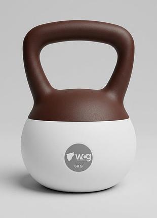 М'яка гиря wcg softbell 6 кг для фітнесу, силових і домашніх тренувань