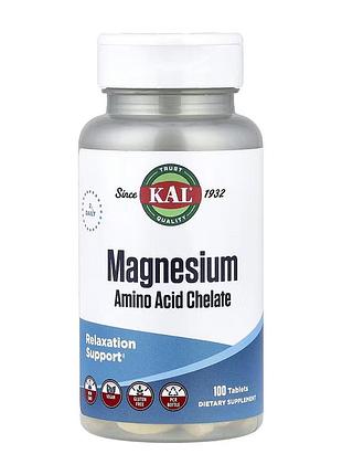 Magnesium amino acid chelate 220mg - 100 tabs