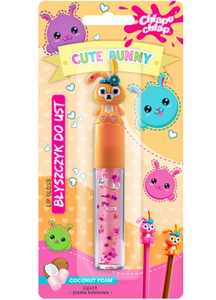 Блеск для губ «cute bunny» chlapu chlap coconut foam, 2.8г, 2.8 г