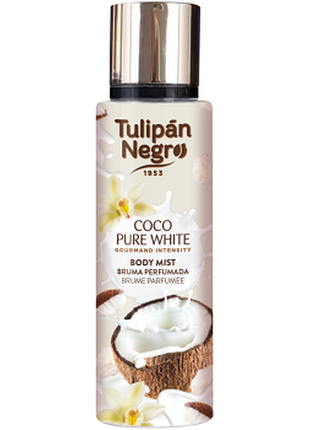 Мист для тела tulipan negro нежный кокос, 250мл, 250 мл
