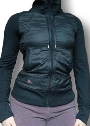 Кофта жіноча adidas clima365 гібридна чорна