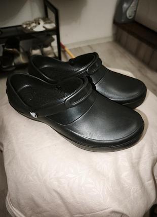 Жіночі крокси crocs чорні, нові, устілка 25,5 см