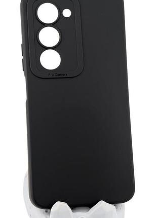 Чохол pro camera для poco m8s бампер із мікрофіброю чорний