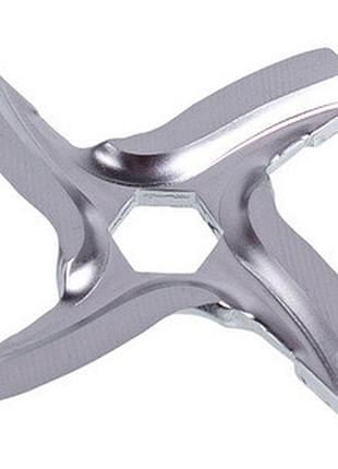 Нож для насадки м&apos мясорубки кухонного комбайна moulinex ms-652841 d=45.5mm s=4mm