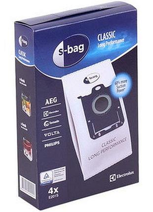 Набор мешков (4 шт) e201s s-bag универсальны для пылесоса electrolux\ philips 900168458