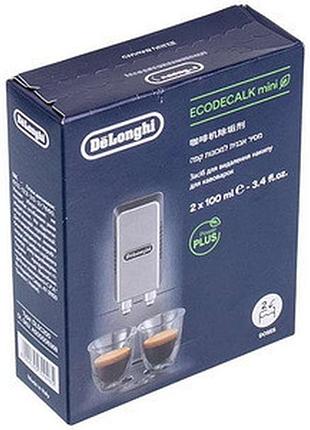 Средство ecodecalk dlsc200 (2шт.x100мл) для очистки кофемашин от накипи delonghi as00006368