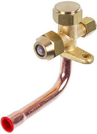 Кран сервісний (порт) 3/8" кутовий 90° для кондиціонера