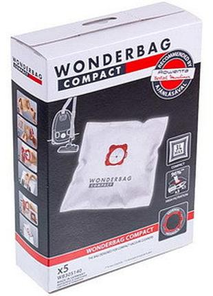 Набор мешков микроволокно wonderbag compact для пылесоса rowenta wb305140